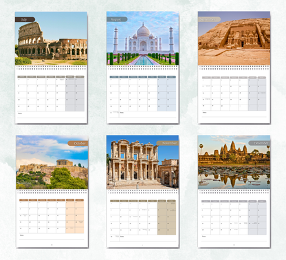 Wonders of the World Calendar 2027