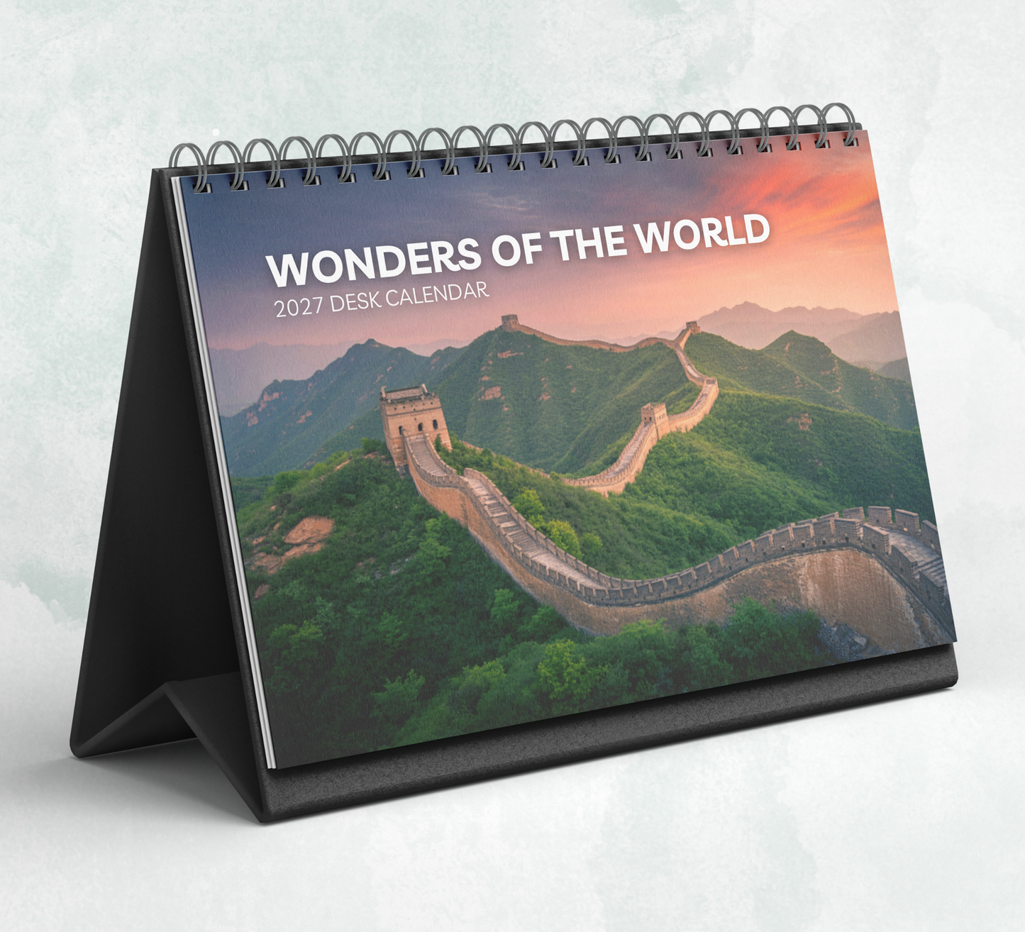 Wonders of the World Desk Calendar 2027-2028