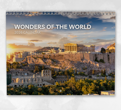 Wonders of the World Calendar 2026
