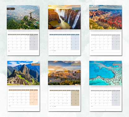 Wonders of the World Calendar 2026