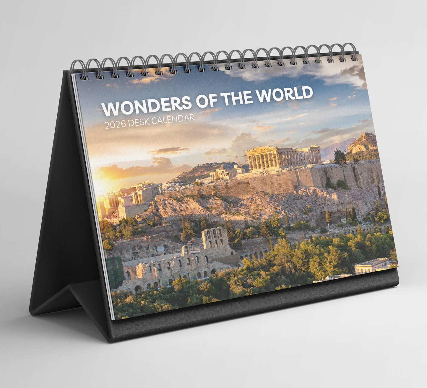 Wonders of the World Desk Calendar 2026-2027