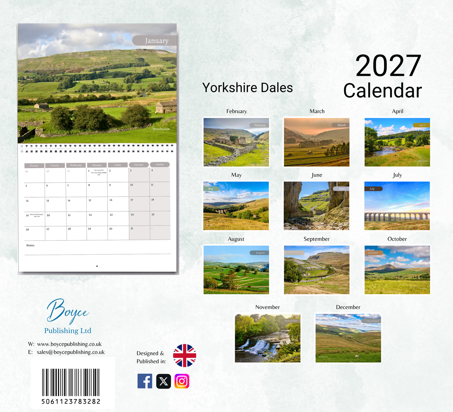 Yorkshire Dales Calendar 2027