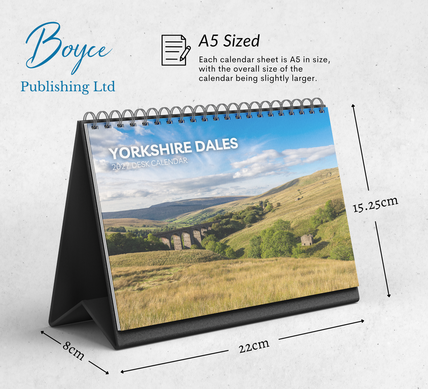 Yorkshire Dales Desk Calendar 2027-2028