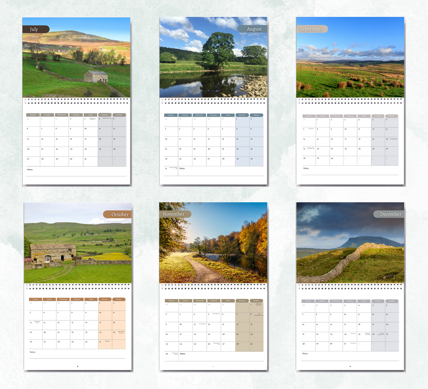 Yorkshire Dales Calendar 2026