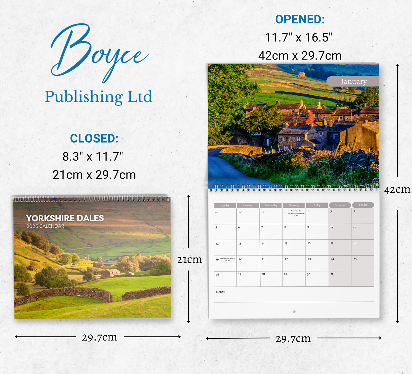 Yorkshire Dales Calendar 2026