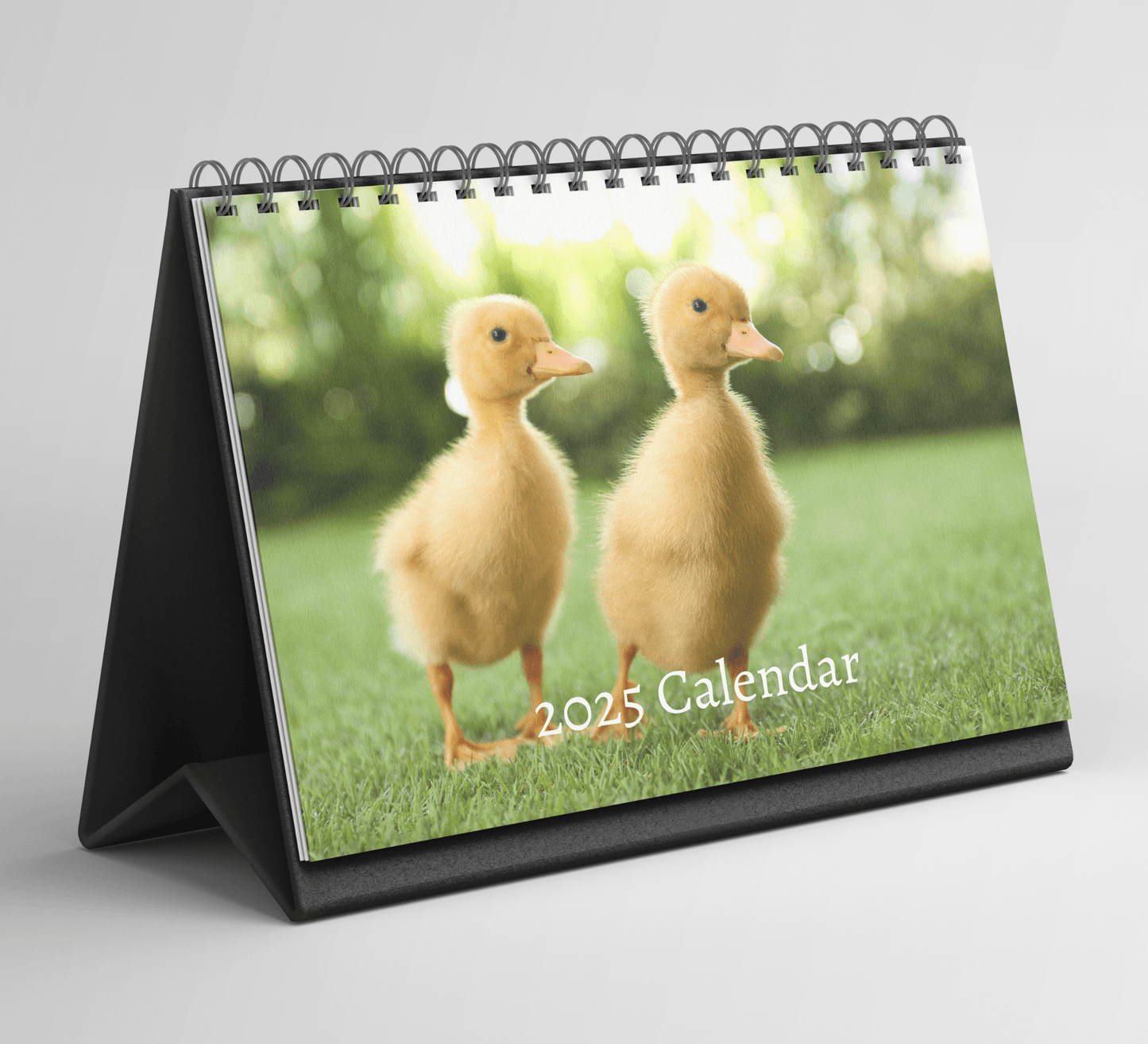 Baby Animals Desk Calendar 2025