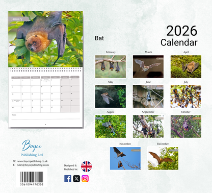 Bat Calendar 2026