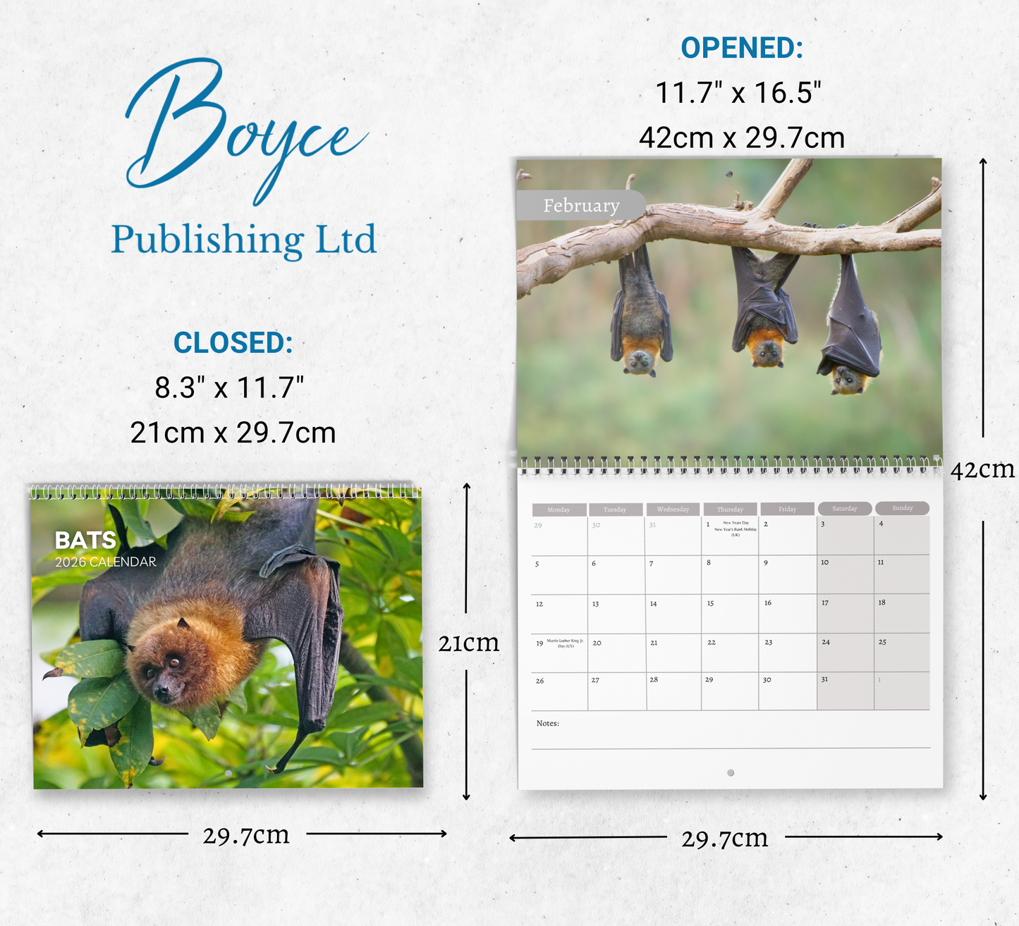 Bat Calendar 2026
