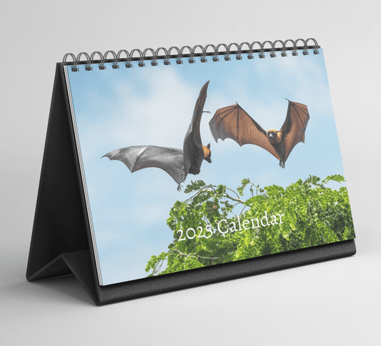 Bat Desk Calendar 2025