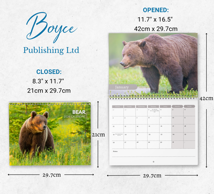 Bear Calendar 2026