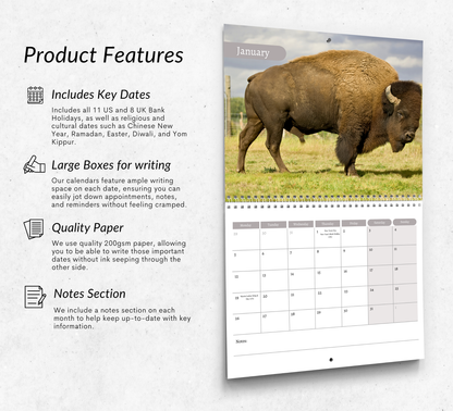 Bison Calendar 2026