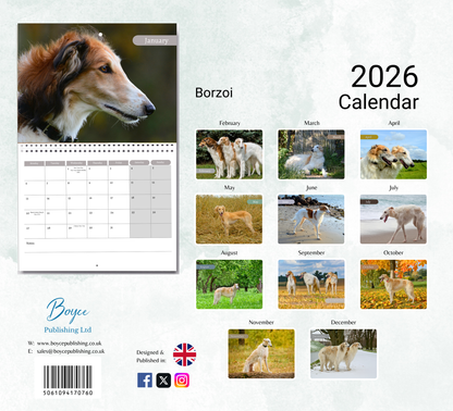 Borzoi Calendar 2026