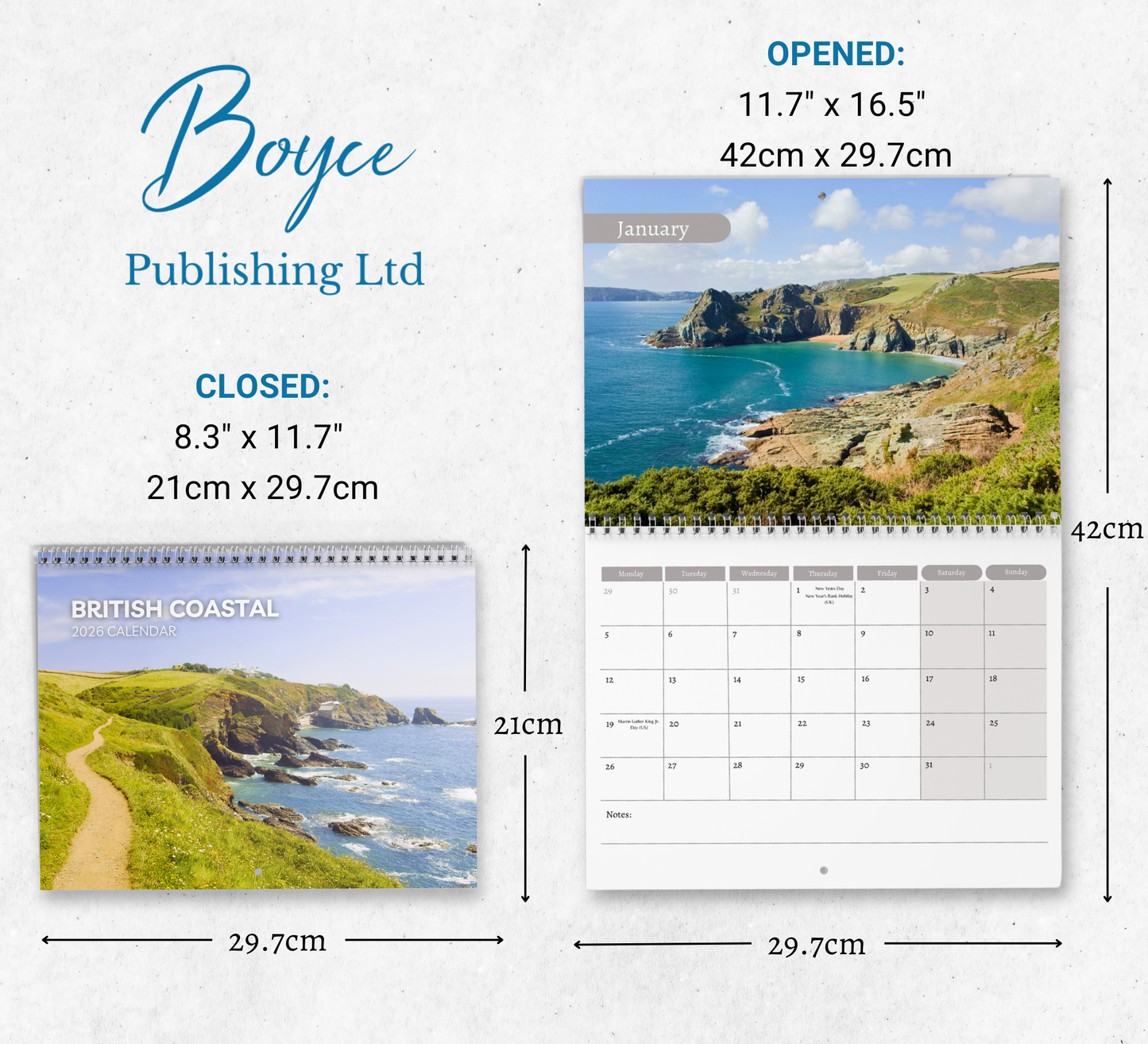 British Coastal Calendar 2026