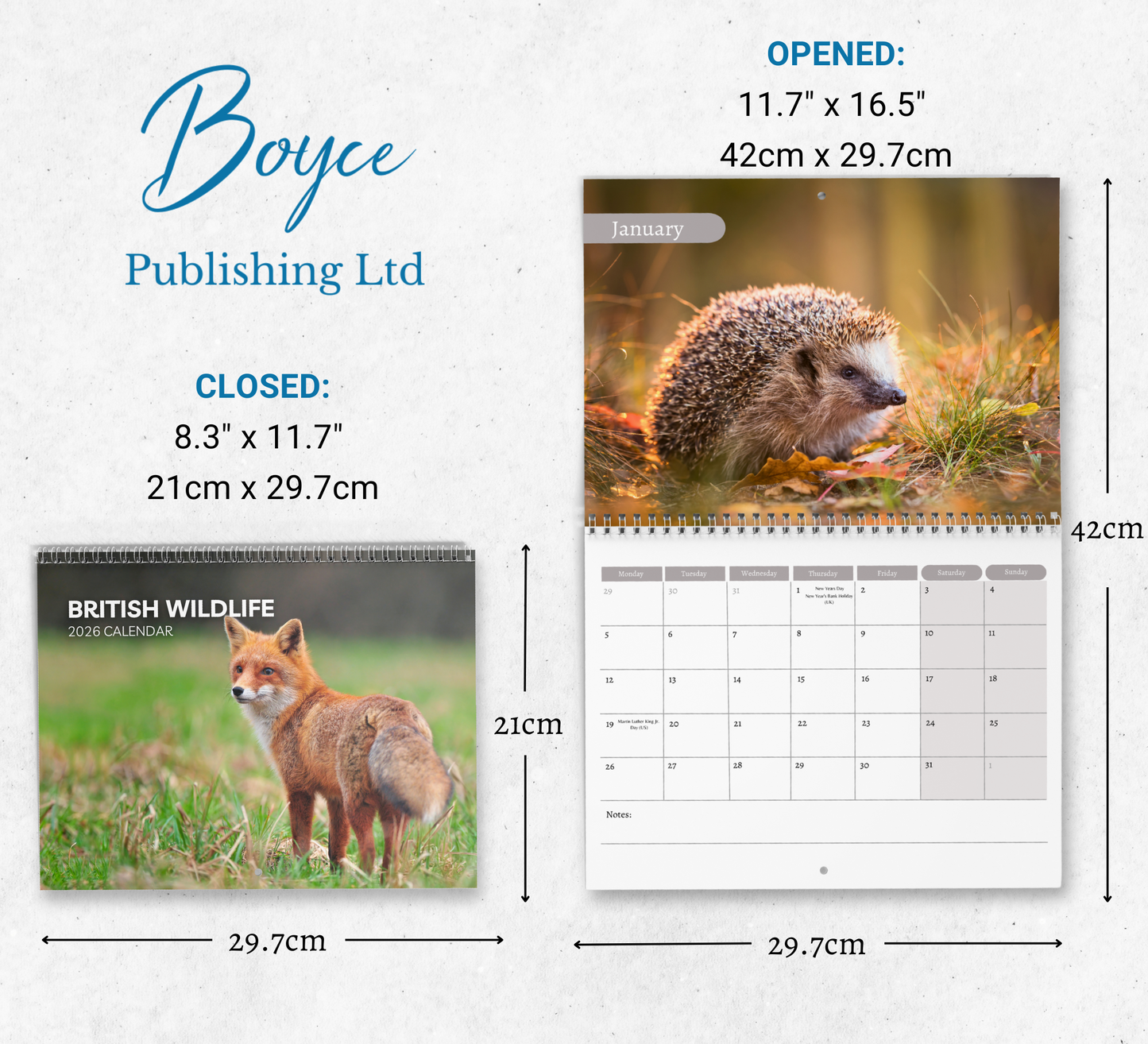 British Wildlife Calendar 2026