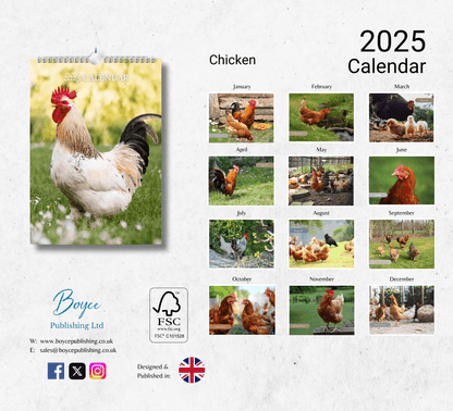 Chicken Calendar 2025