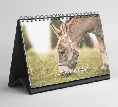 Donkey Desk Calendar 2025