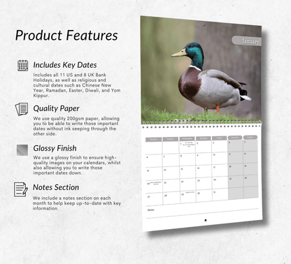 Duck Calendar 2025