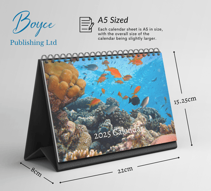 Fish Desk Calendar 2025