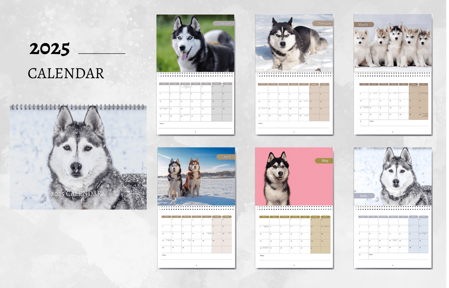 Husky Calendar 2025