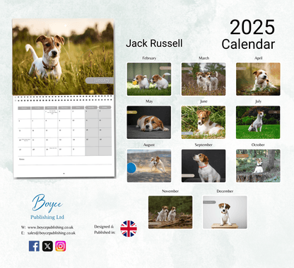 Jack Russell Calendar 2025
