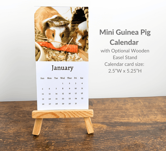 Mini Guinea Pig Calendar 2025