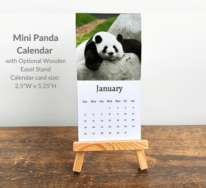 Mini Panda Calendar 2025