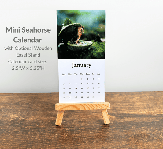 Mini Seahorse Calendar 2025