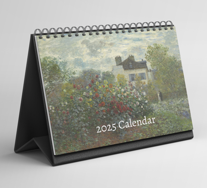 Monet Desk Calendar 2025