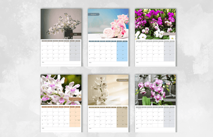 Orchids Calendar 2025