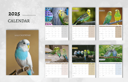 Parakeet Calendar 2025