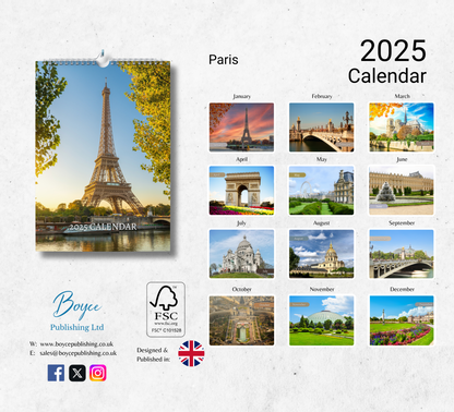 Paris Calendar 2025