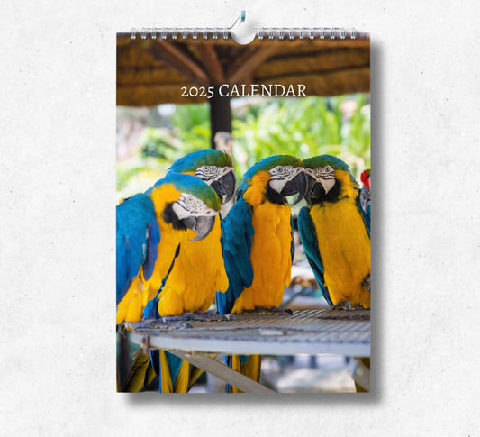 Parrot Calendar 2025