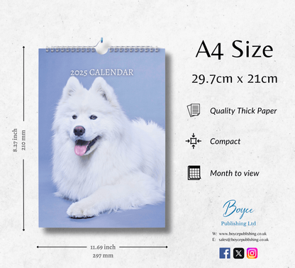 Samoyed Calendar 2025