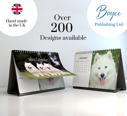 Samoyed Desk Calendar 2025