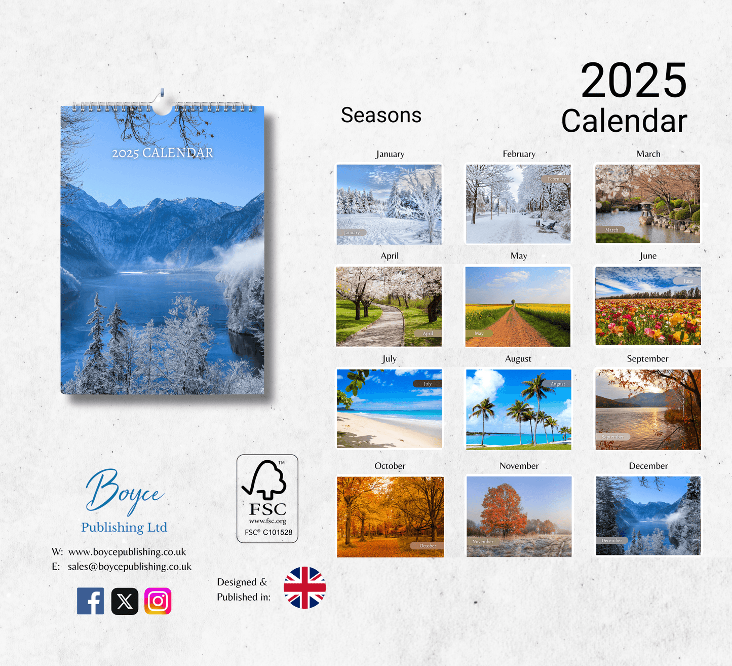 Seasons Calendar 2025