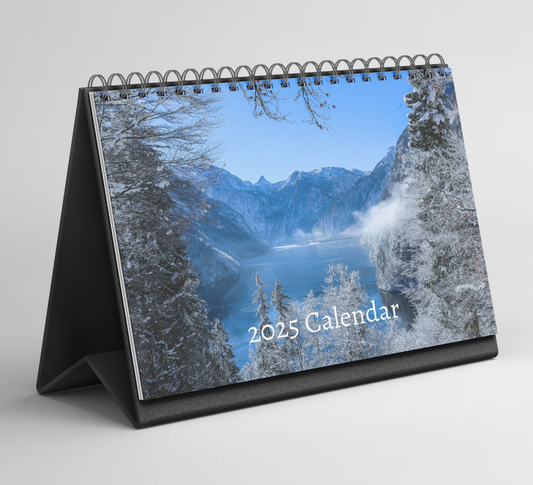 Seasons Desk Calendar 2025