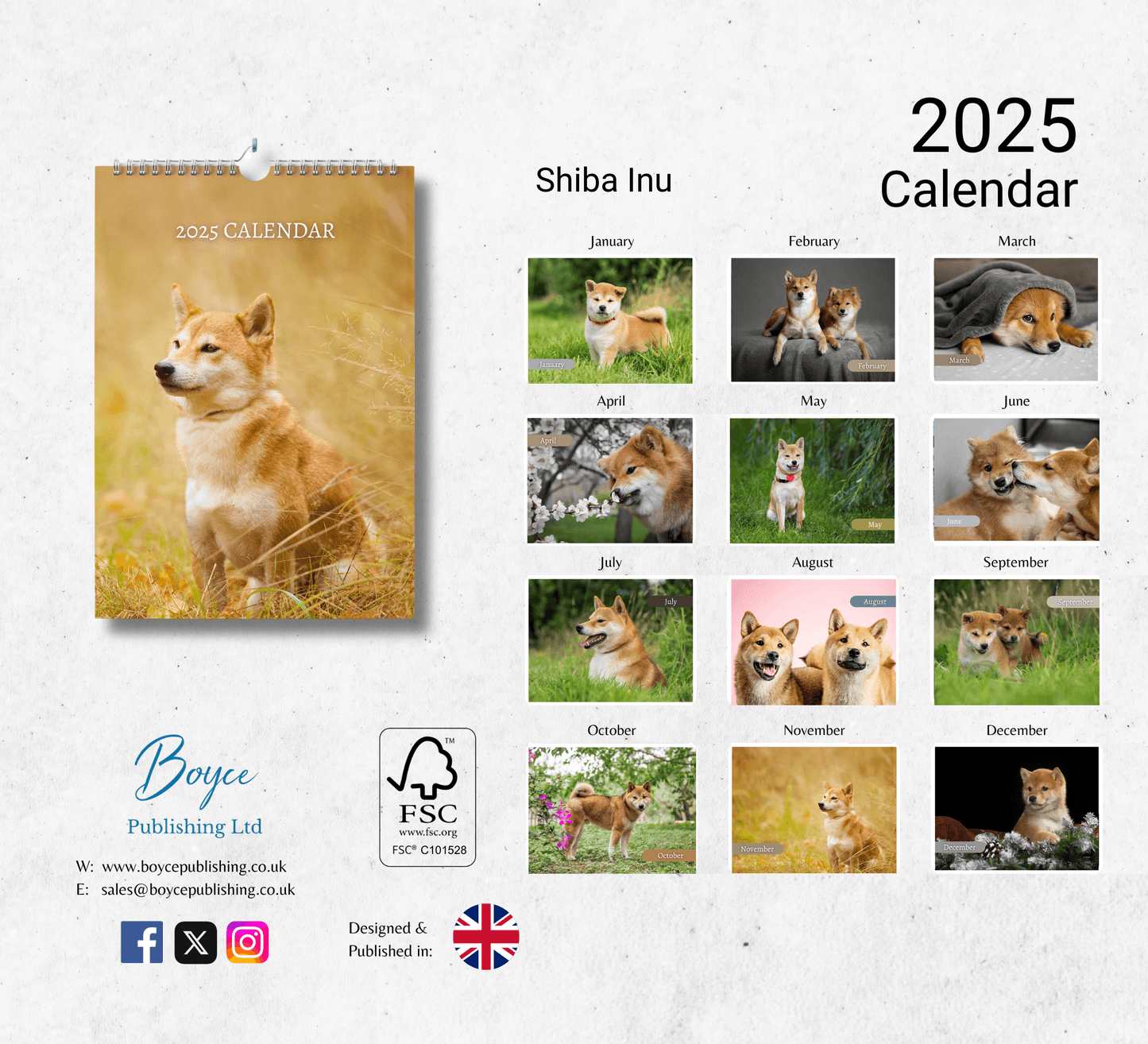 Shiba Inu Calendar 2025