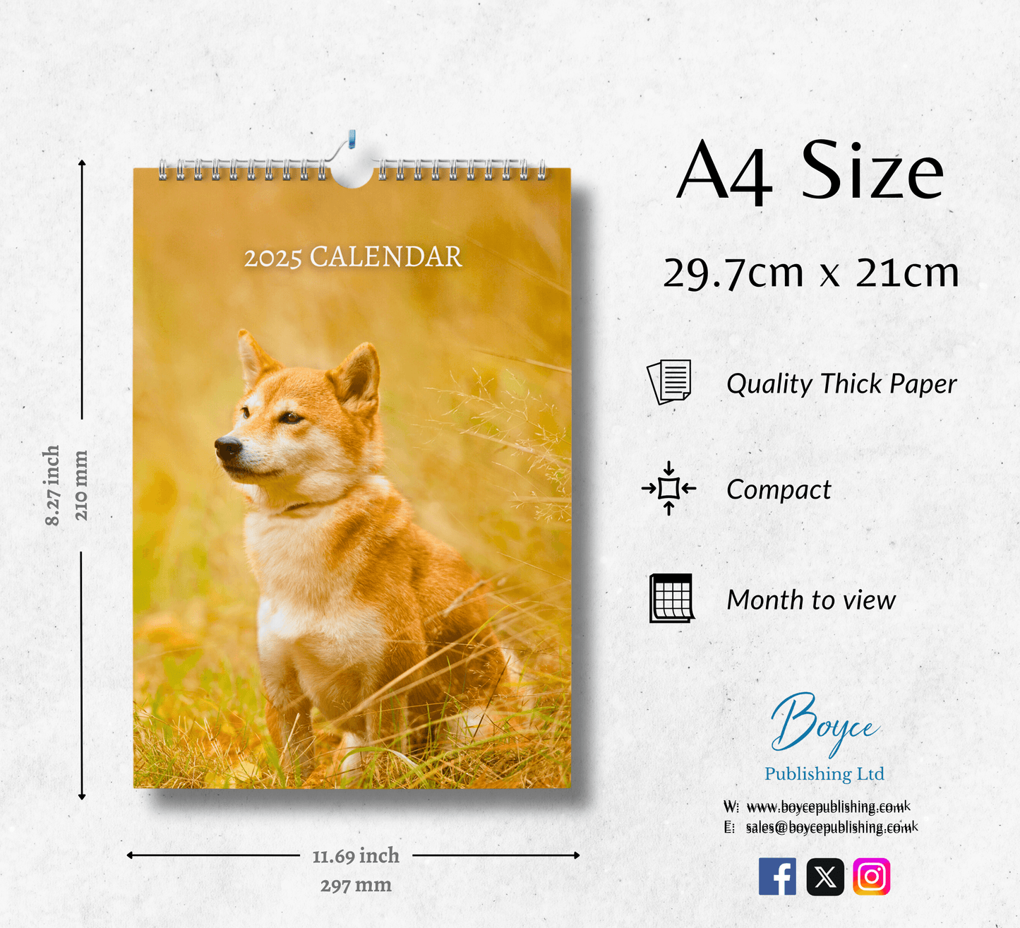 Shiba Inu Calendar 2025