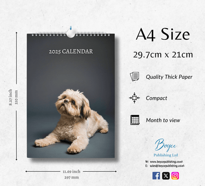 Shih Tzu Calendar 2025