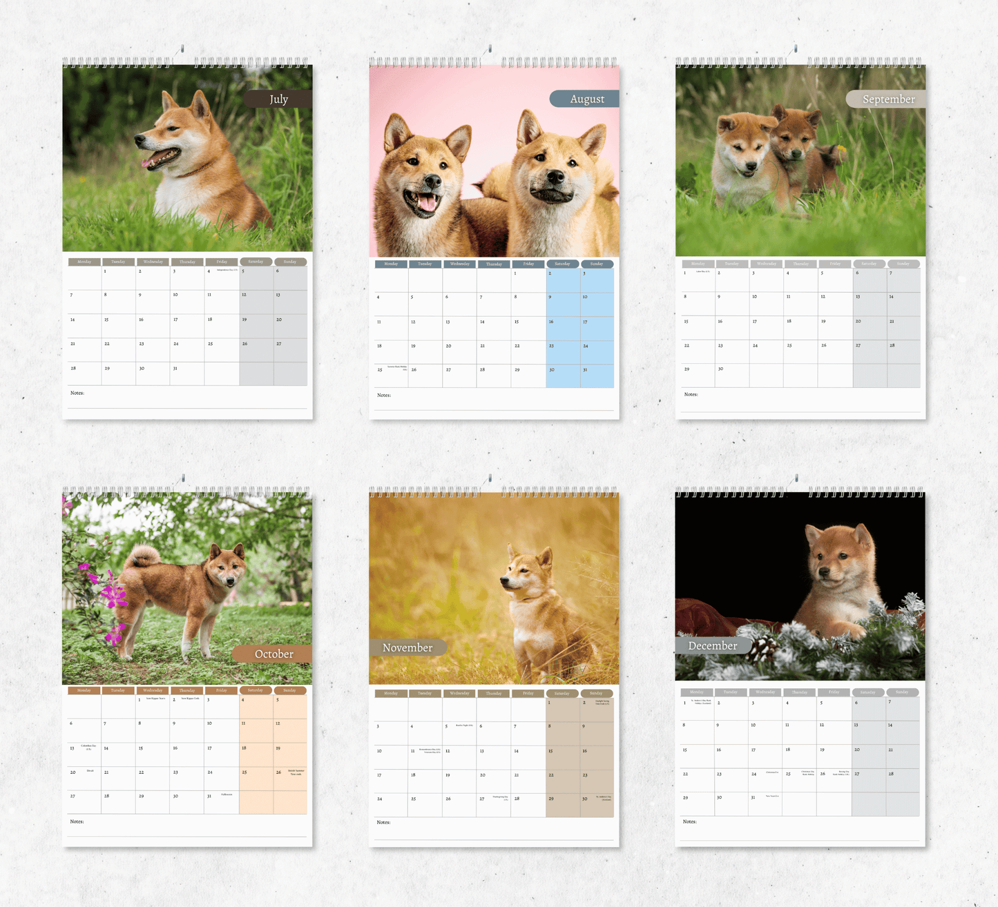 Shiba Inu Calendar 2025