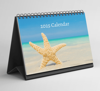 Starfish Desk Calendar 2025