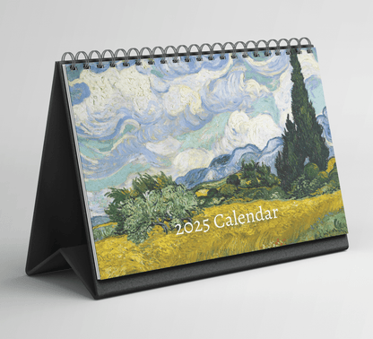 Van Gogh Desk Calendar 2025